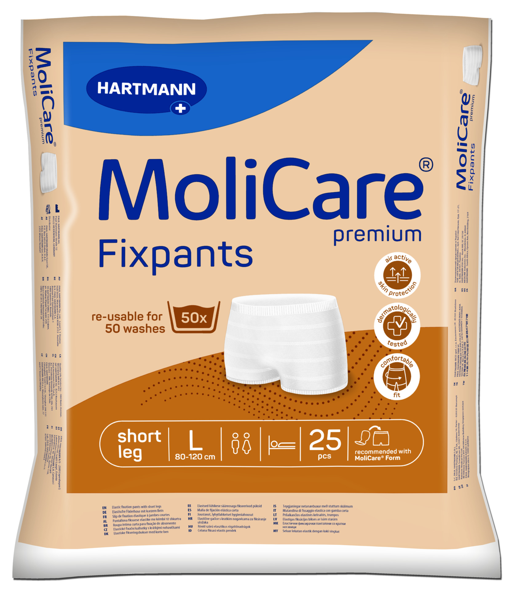 Molicare Premium Fixpants - Short Leg - Washable Large