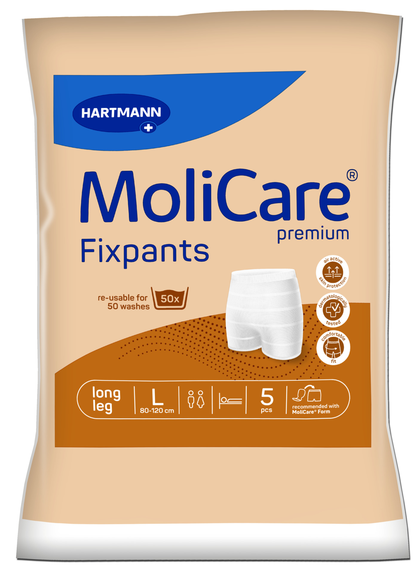 Molicare Premium Fixpants - Long Leg - Washable Large