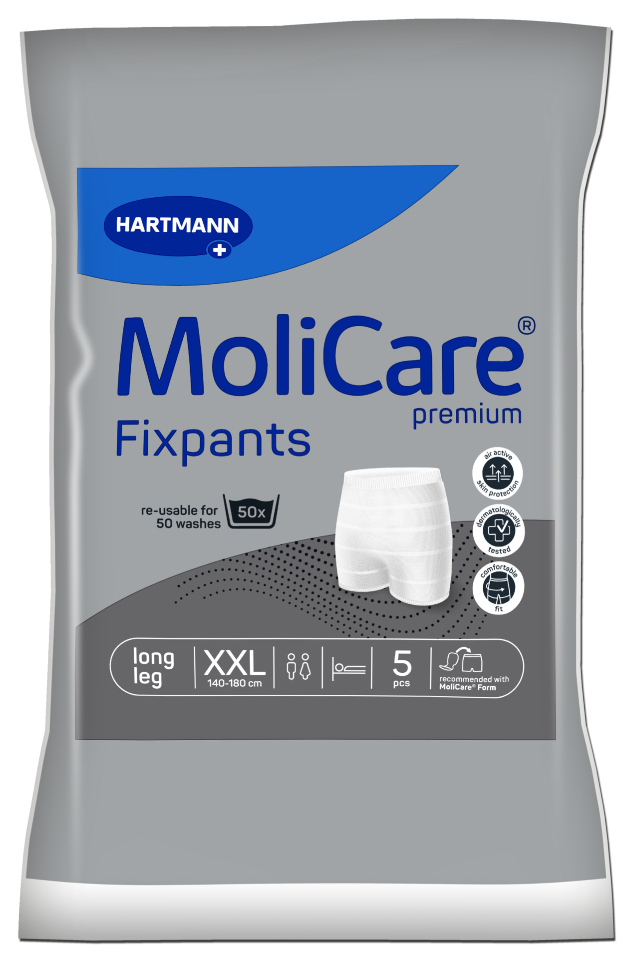 Molicare Premium Fixpants - Long Leg - Washable XXLarge