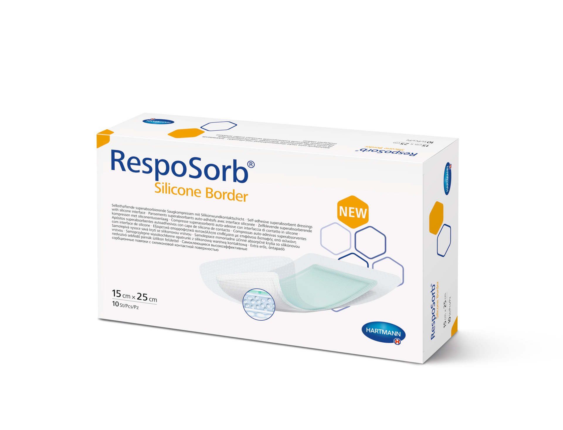 Resposorb Silicone Border (new) 17.5cmx17.5cm